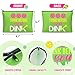 Paterr 12 Pieces Dink Ball Makeup Bags Sports Cosmetic Bag Funny Travel Organizer Zipper Pouch Dink Ball Lovers Gifts Christmas Gifts for Women Girls(Fashion Style)
