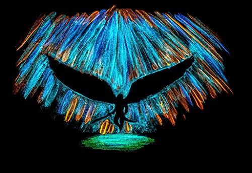 Glow In The Dark Paint - Premium Artist's Acrylic - 1 Ounce (Neutral Orange) - 5+ Colors Available #TOP6