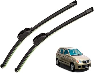 Auto Hub Car Wiper Blade Compatible with Maruti Suzuki Alto, Windshield Car Wiper Blades Alto - Set of 2 Pcs (D-18,P-16)
