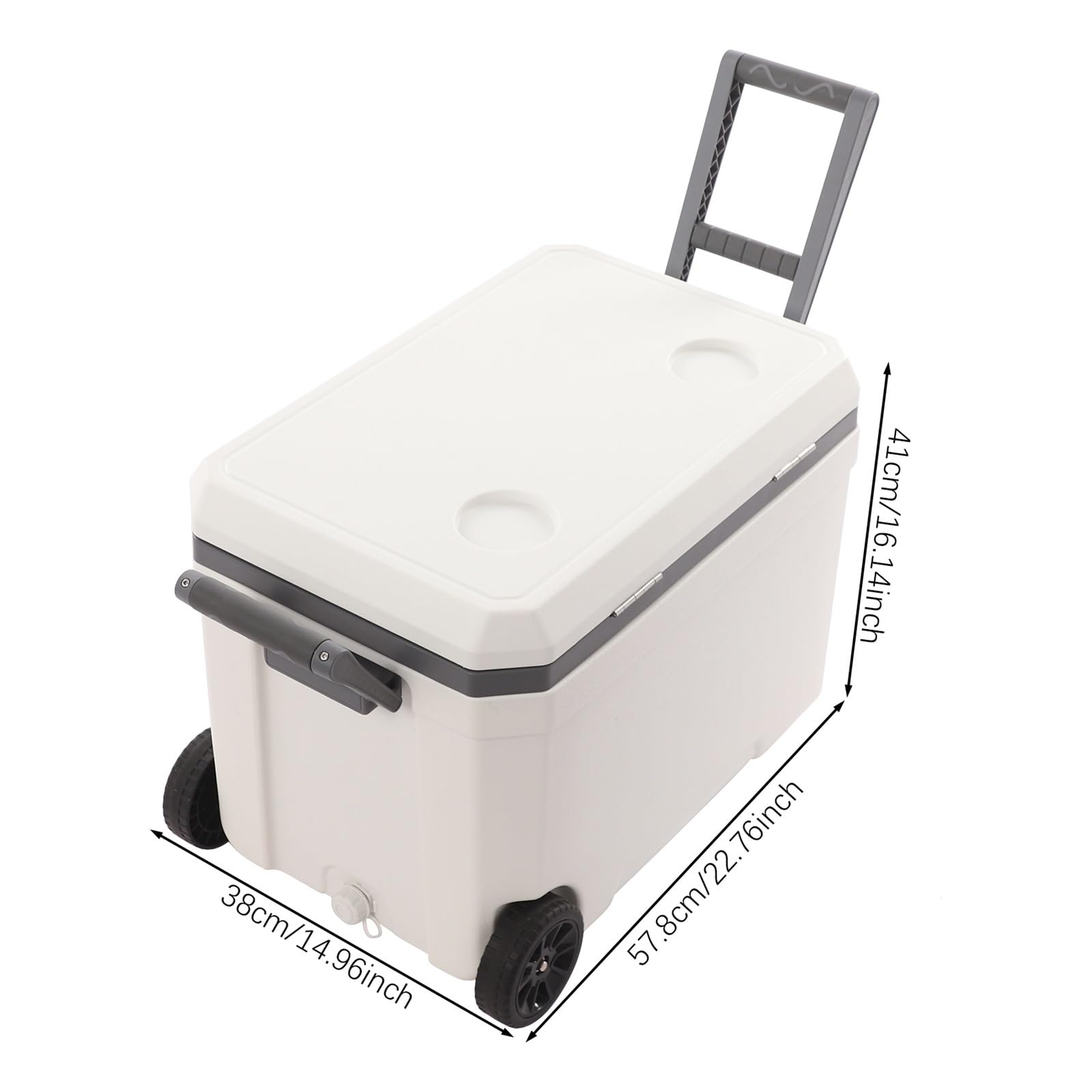 Dispositivo di raffreddamento portatile isolato da 45 litri