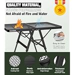 Raynesys Portable Folding Grill Table for Ourdoor, Camping, Picnic, BBQ - Image 4