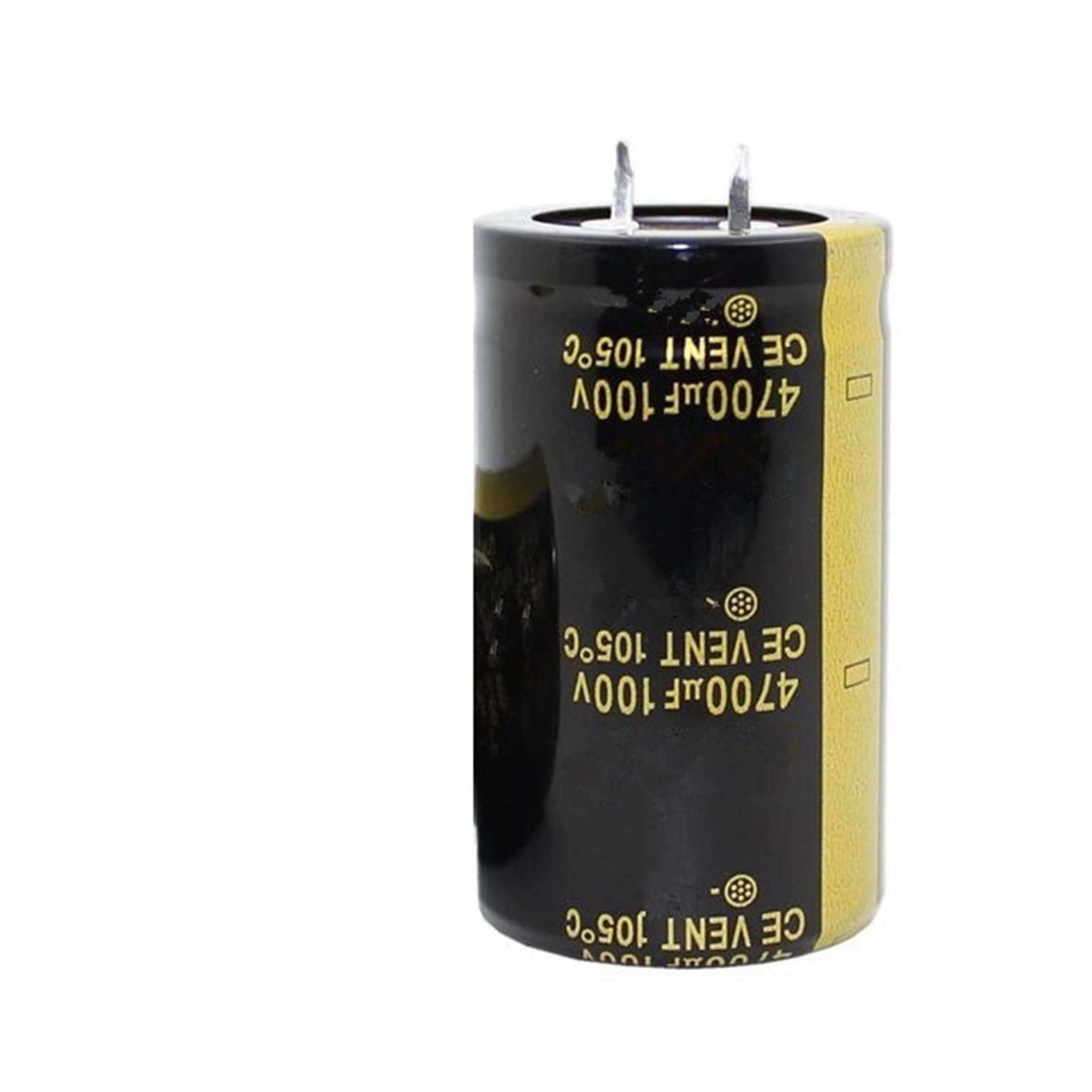 Condensador electrolítico 4700uF 100V de 30x50 mm para filtrado de fuentes