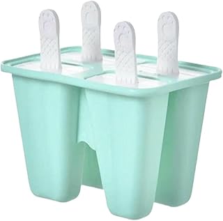 Popsicle Mold Silicone Tray Frozen Homemade Ice Cream Easy Demoulding Mold-Green 4