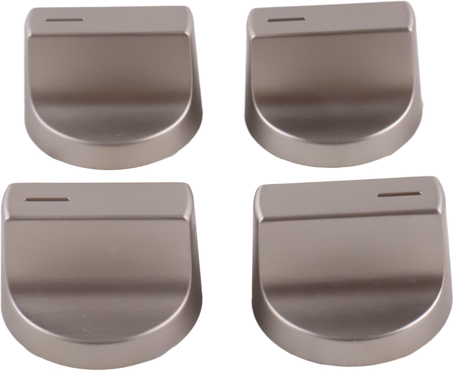 4Pcs Range Surface Burner Knobs W11517331 W11117415 Compatible with Whirlpool Range Stove Knob Number WEE745H0FS1 WEE745H0FS0 WEC310S0LS0 Replaces W10850027 W11458840