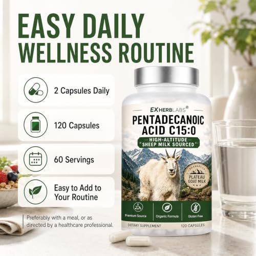 EXHERBLABS Pentadecanoic Acid C15:0 Supplement