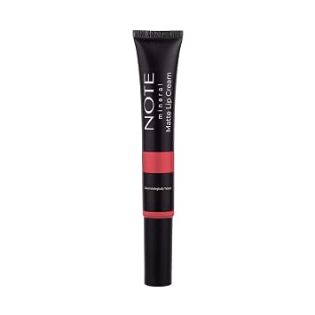 NOTE Cosmetique Mineral Matte Lip Cream - Liquid Matte Lipstick for Women - Long Lasting, High Coverage Lip Makeup - 03 Rose Sorbet - 0.4 oz