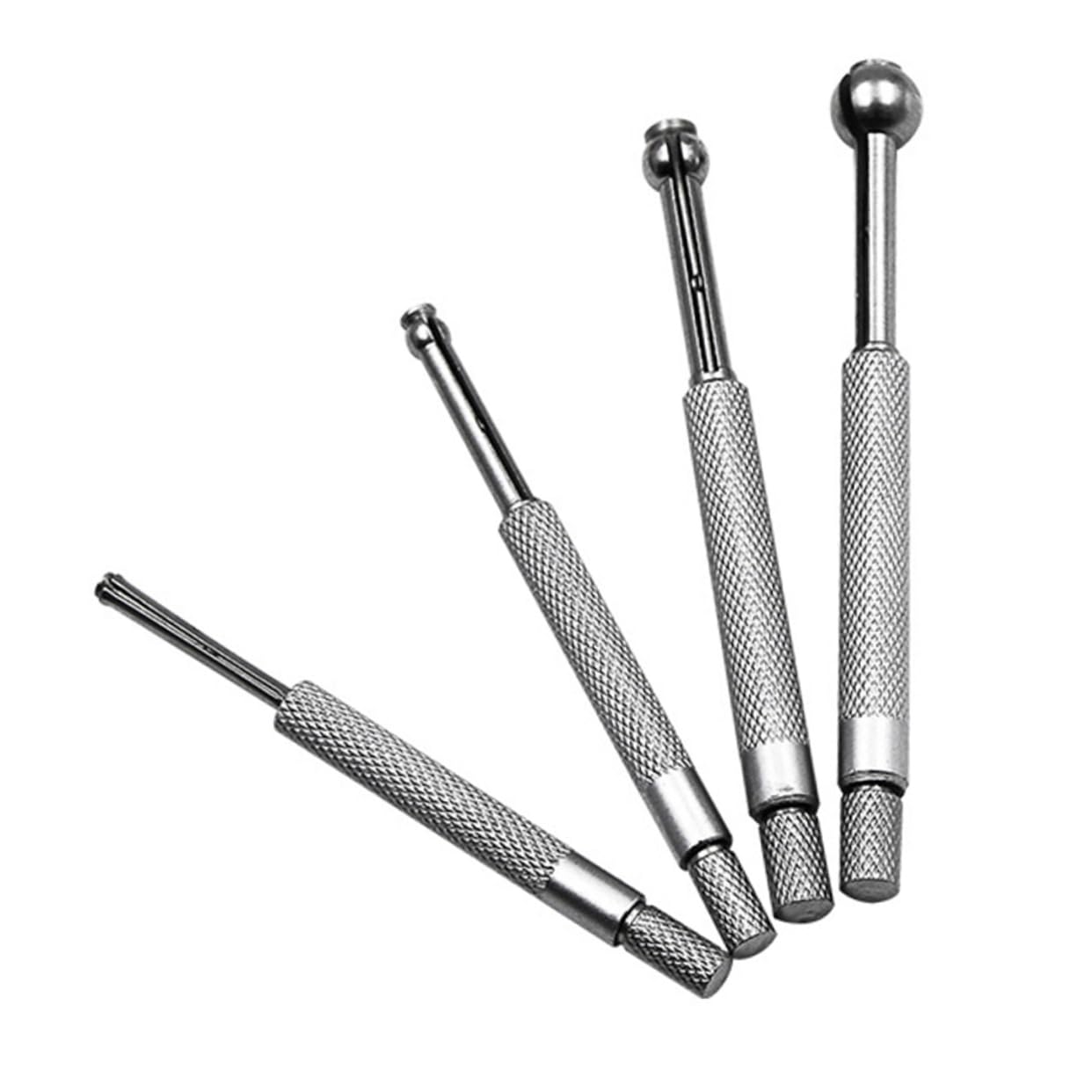 SOLUSTRE 8 Pcs Hole Size Gauge Set 3-14mm Telescoping Circular Gage Hardened Bore Gauge Spherical Faces