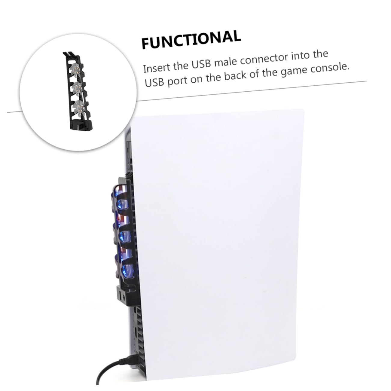 jojofuny 3pezzi Ventilatore Di Raffreddamento Per Console Con Ventole Veloci Accessorio Per Migliorare La Circolazione Aria e Prolungare La Vita Del Gioco