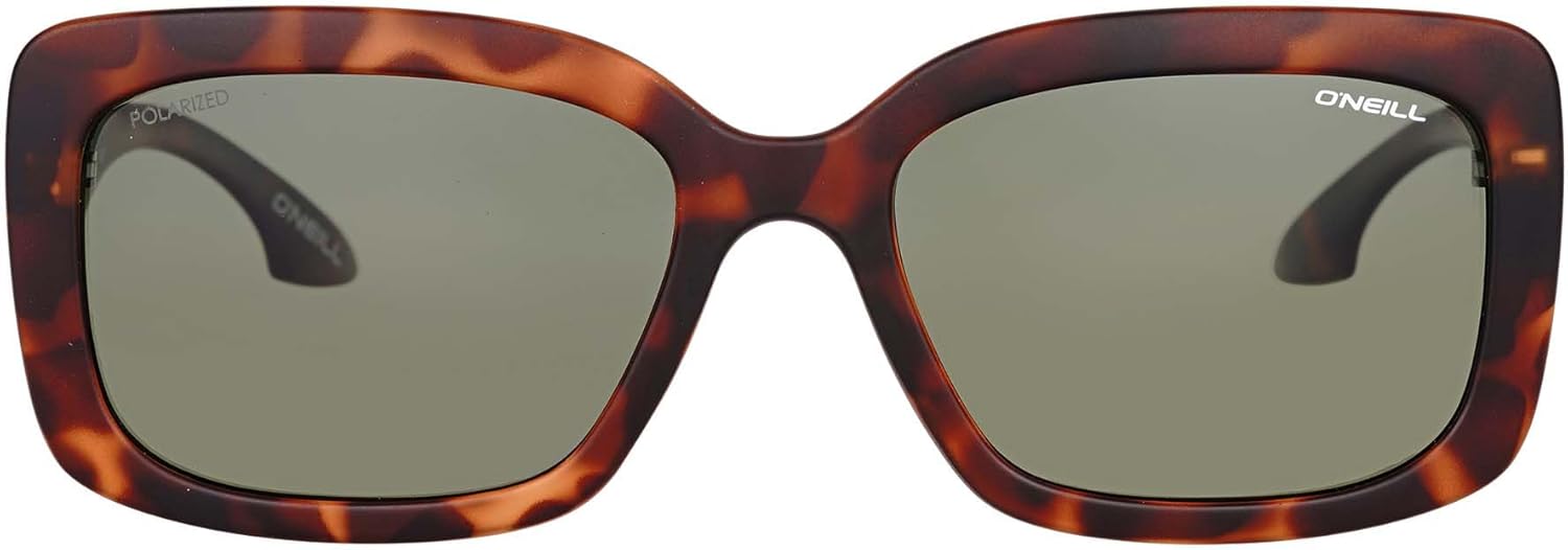 O'NEILL PEAHI 2.0 Women's Oversized Square Butterfly Polarized Sunglasses, UV400 Protection, 56 mm