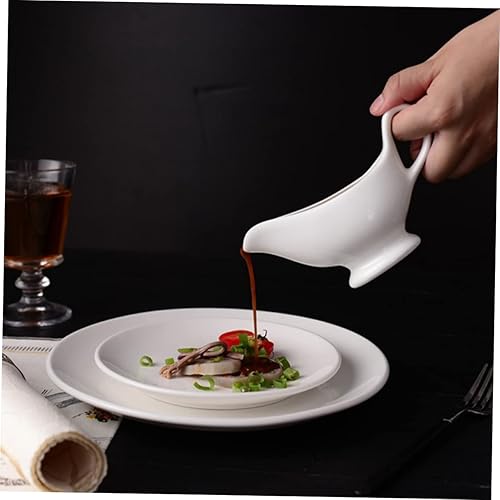 Miniatura 5 de SHOWERORO 1pc Salsa Hopper Crema de Soja Pequeña Crema de Terrario Crema de Ensalada Lancha de Salsa Barco Salsa Barco con Salsa Barco de Salsa