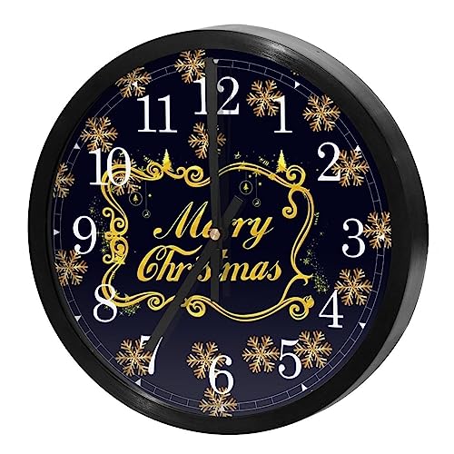 Horloge murale à quartz dorée et raffinée pour décoration chic - 2