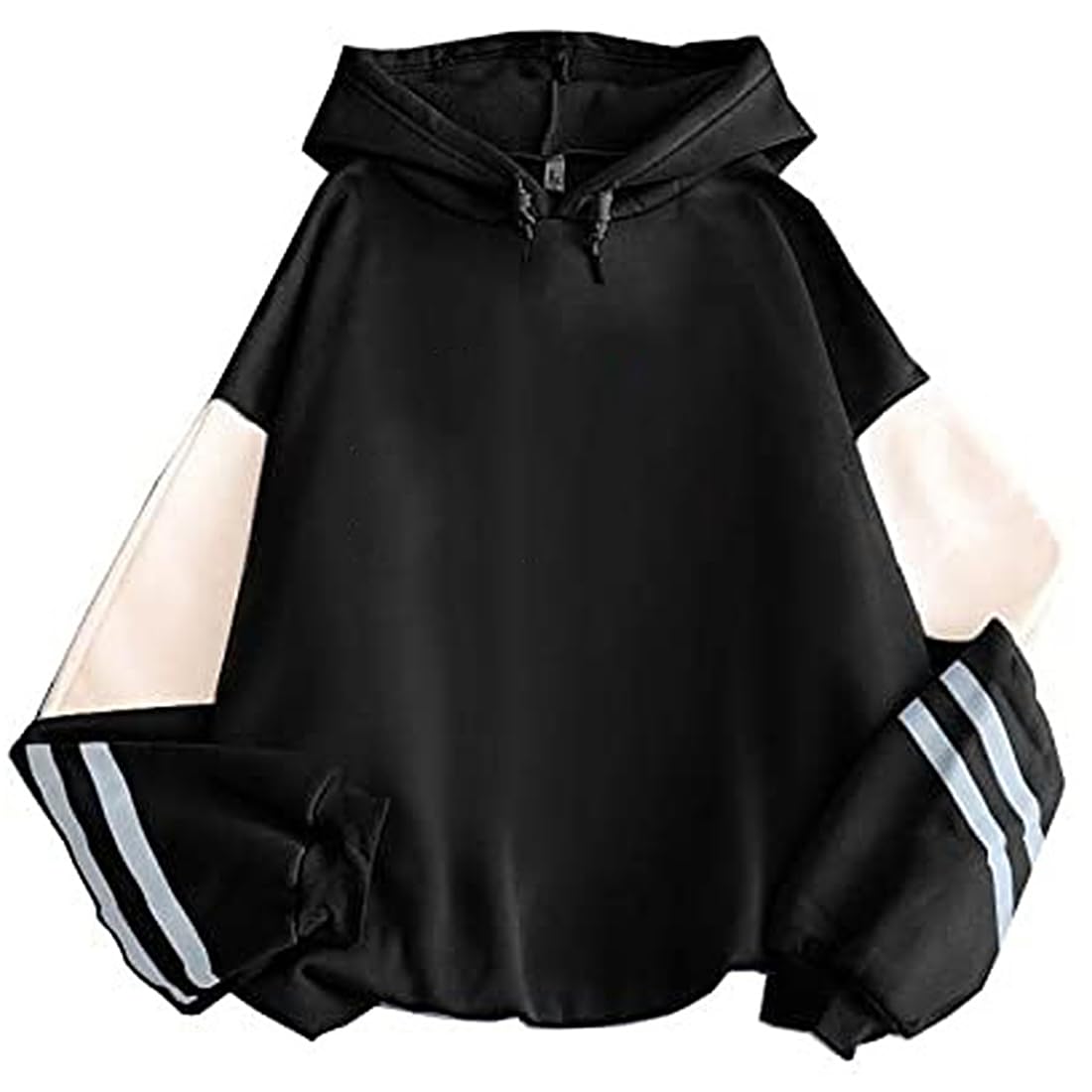 Sweat à Capuche Stray Kids Femme Y2K Patchwork Velours - Harajuku Automne Hiver