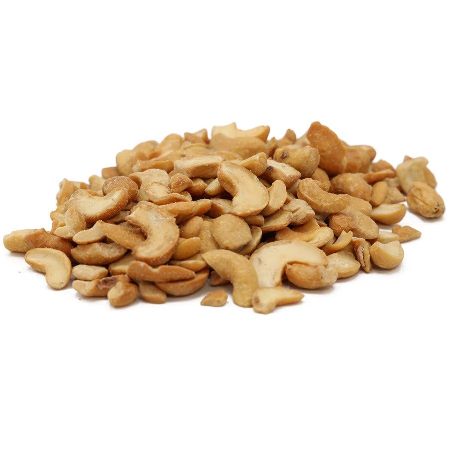 C.J. Dannemiller Cashew Pieces, Bulk 25 LB Box, Roasted & Unsalted, Perfect for Snacking, Cooking, Trail Mixes