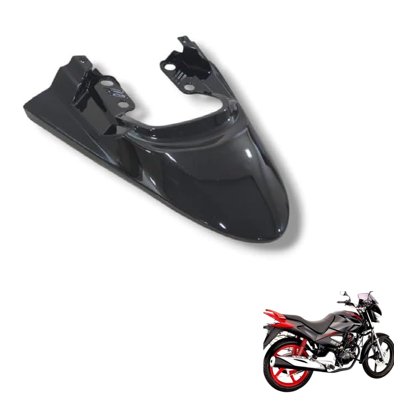 Generic RevUp Bike Tail Panel Black for CBZ XTREME TYPE 3 - Image 1