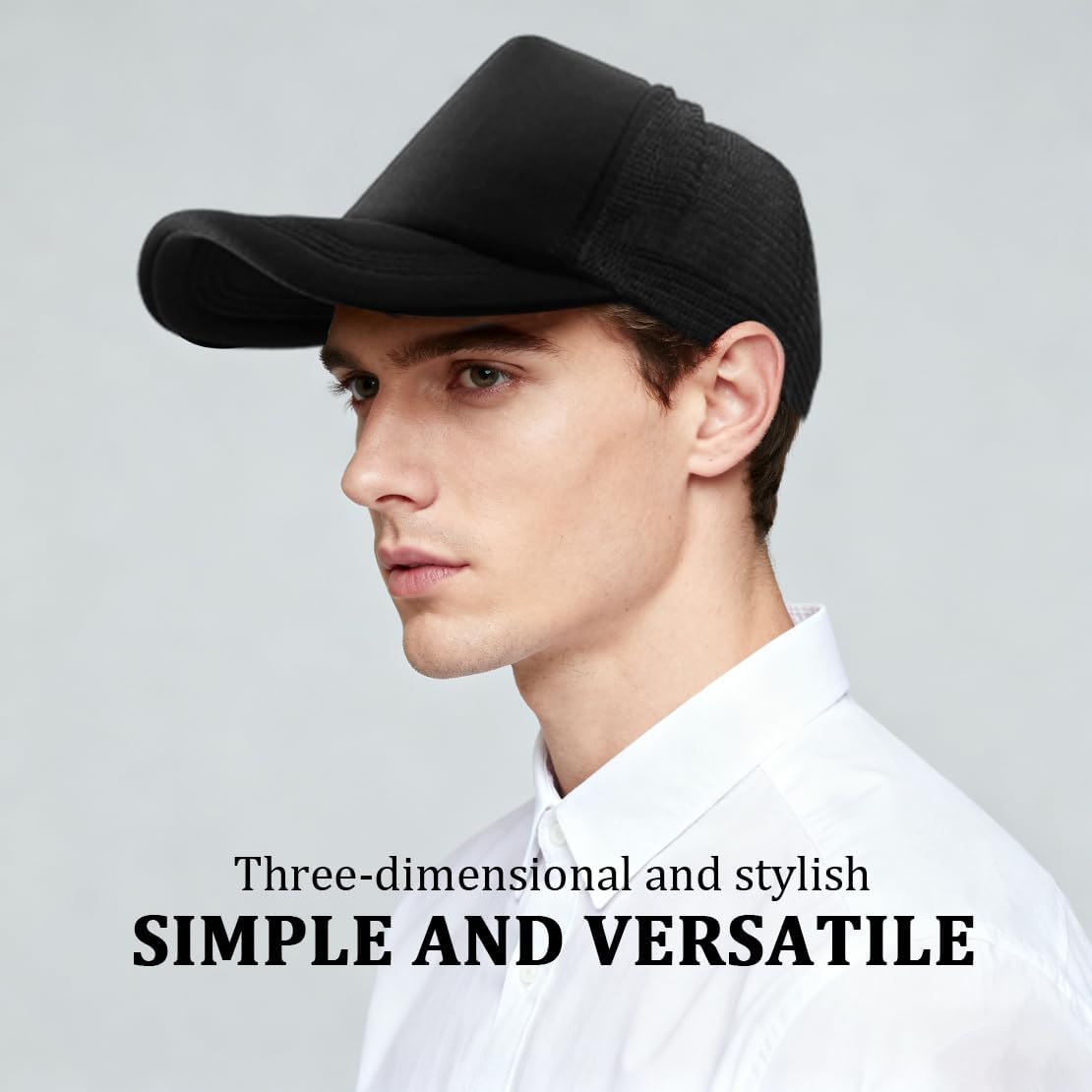 24 Pcs Trucker Hats Bulk Beach Hats for Men Mesh Back Ball Cap Rugged Classic Baseball Trucker Cap for Men and Women - Image 5