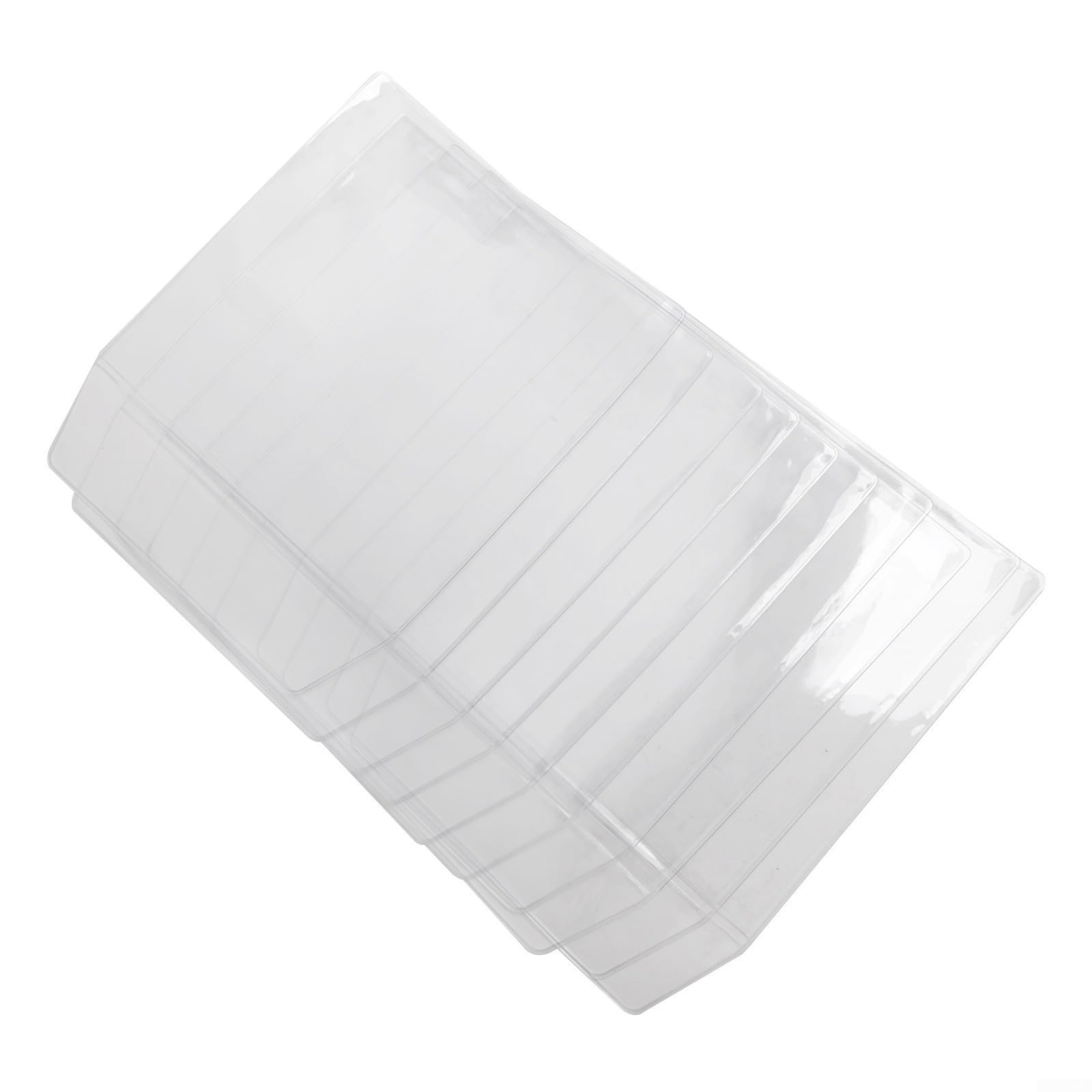 Custodia protettiva per dischi in vinile da 30,5 cm, 25,4 cm, 17,8 cm, in PVC trasparente, per proteggere album LP da polvere, graffi e usura (17,8 cm)