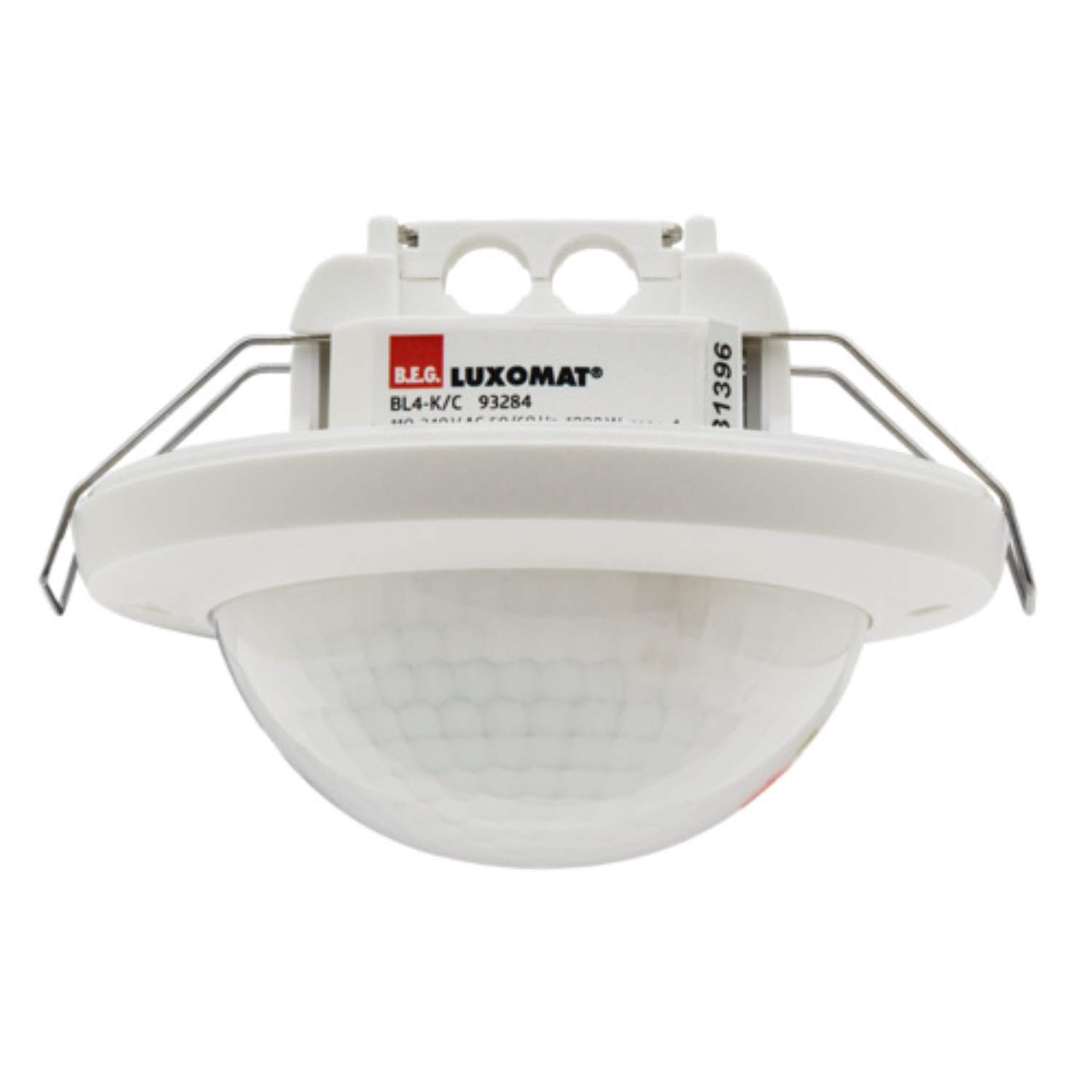 Beg Bruck Detector de Presencia y Movimiento para Interior, Modelo BL4-C-FT, 10,7 x 10,7 x 6,3 centímetros, Color Blanco (Referencia: 93284)