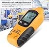 Microwave Detector, Digital LCD Display Microwave Leak Detector, Built in Alarm Function, HT-M2 EMF Meter for Home Microwave Oven Testing （Battery Not Included