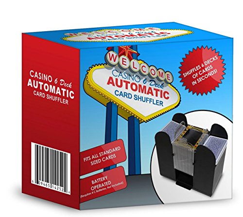 Casino 6 Deck Automatic Card Shuffler by Brybelly (3-Pack)