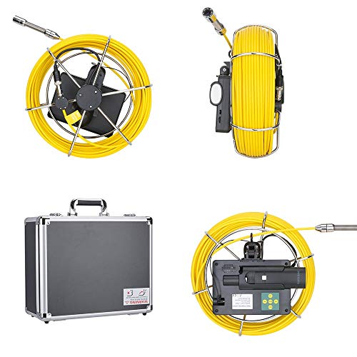 Handheld Industrial Pipe Sewer Inspection Videokamera, 5-Zoll-Monitor, IP68 Wasserdichtes 1200 TVL Drain Pipe… – Bild 6