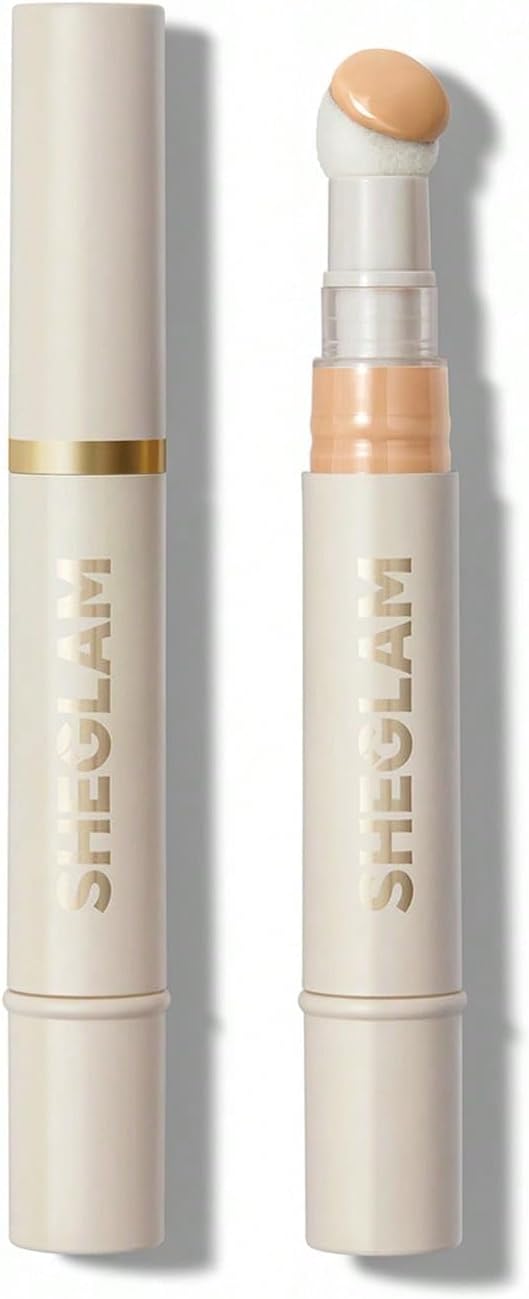 Complexion Boost Concealer Sponge-Head Applicator Matte Liquid Concealer Long Lasting Brightening Color Corrector Weightless All-Day Long Lasting Hydrating Concealer-Chantilly