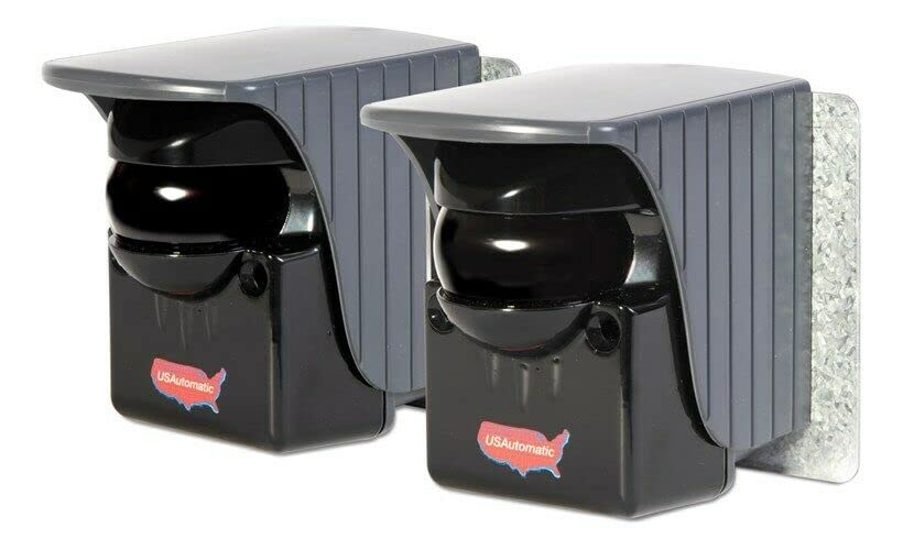 US Automatic 550014 Photo Eye Safety Sensors (Metal) Works w/Ranger and Patriot Openers