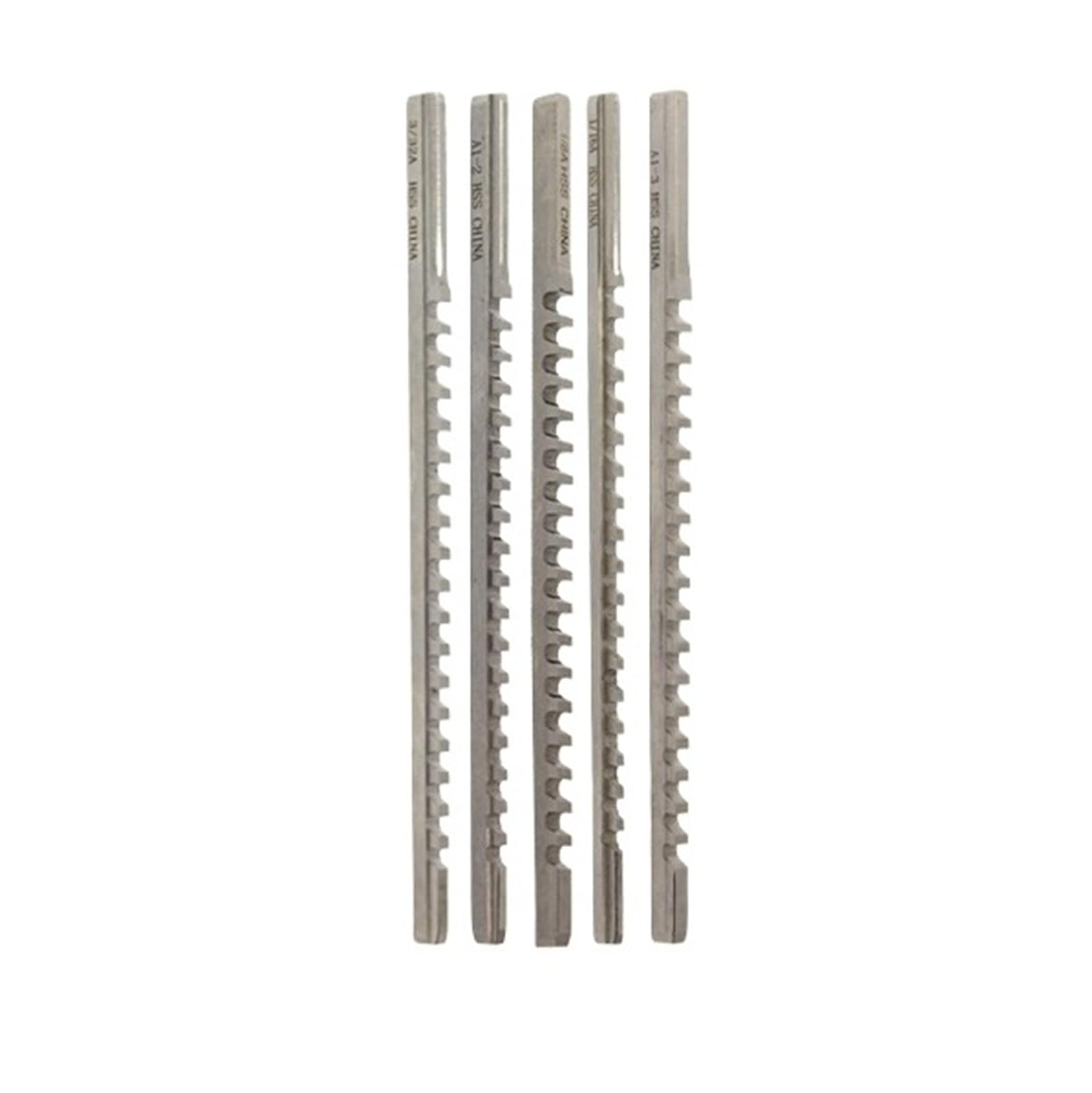 Brochas de chavetero de empuje A1 de 2-3 mm, 1/16", 1/8", 3/32", en pulgadas métricas, de acero de alta velocidad for máquinas herramienta de corte CNC Resistencia al calor(A1-3mm)