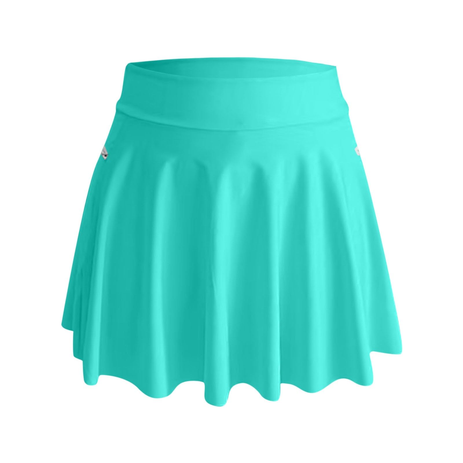 Generico Gonna da Bagno Donna Vita Alta Mare Gonne da Bagno Contenitivo Piscina Tasca Tinta Unita Spiaggia Sportivo Estate