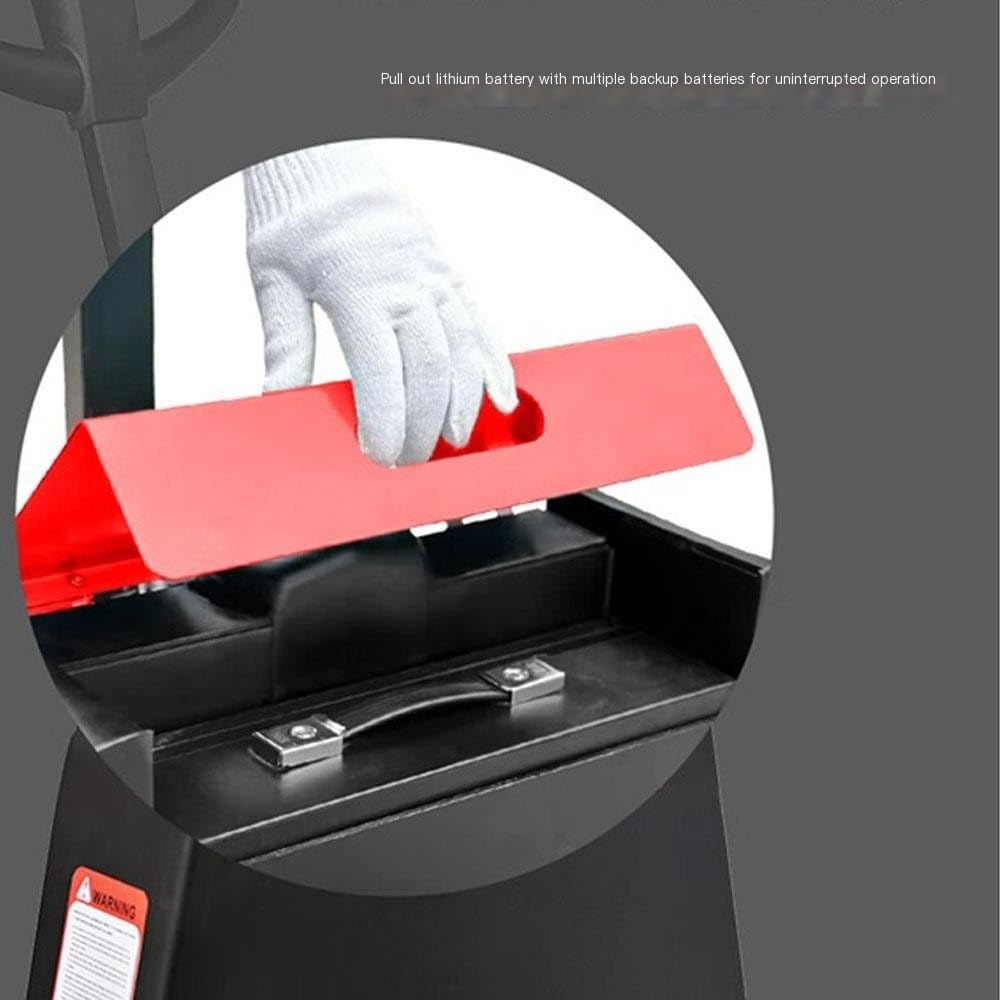 Transpallet elettrico, sposta senza sforzo 3300 libbre di materiali for carichi pesanti for scene strette Magazzini(55cm)