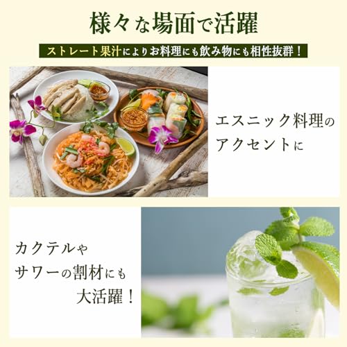 Tervis オーガニック ライム果汁 500ml×2