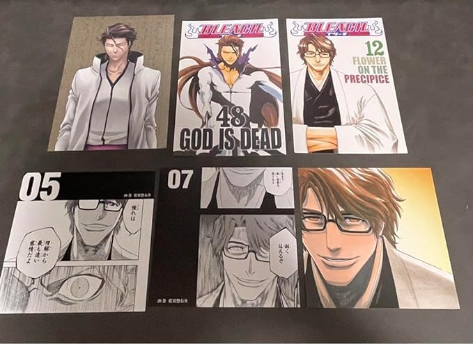 Amazon.co.jp: BLEACH イラストカード 藍染 惣右介 ブリーチ