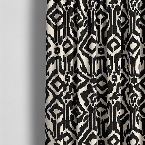 SHADES OF HOME - ecotex Premium Cotton Blackout Curtains 9 Feet Long for Living Room, Set of 2, Black Color (B085FPVX9D) Amazon Price History, Amazon Price Tracker