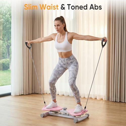 Image of NEWBULIG Waist Twister Machine Exercise, Ab Twister Board with 300 lbs Capacity, Quiet Home Gym Equipment for Core & Belly Workout