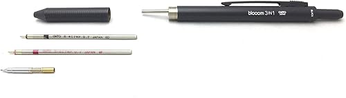 Miniatura 2 de Auto MF-25B3-RD - Bolígrafo multifuncional, 3 en 1, color rojo desteñido