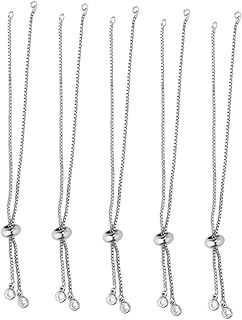 10 Peças Pulseira Ajustável Kit De Strass Pulseira De Strass Pulseiras De Roupa De Strass Para Mulheres Corrente Deslizante Ajustável Pulseira Ajustável Para Fazer Joias Charme De