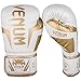 VENUM Elite Guantes de Boxeo, Unisex Adulto, Blanco/Dorado, 12 oz
