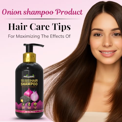 Image of Red Onion Black Seed Oil Hair Shampoo | For Hair Fall Control | For Dry and Frizzy Hair Control Hair Shampoo | For Men & Women - 300ml
