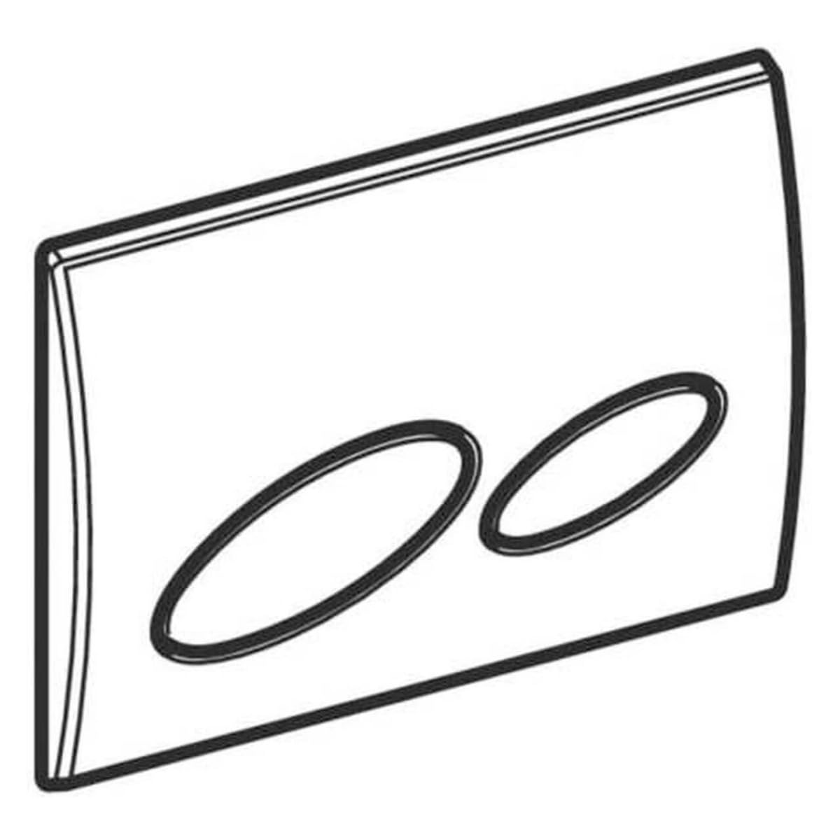 Geberit Kappa 20 Drückerplatte, 2-Mengen-Spülung, Weiß · 115228111 · Für Toiletten Geberit Kappa 20 Drückerplatte, 2-Mengen-Spülung, Weiß · 115228111 · Für Toiletten