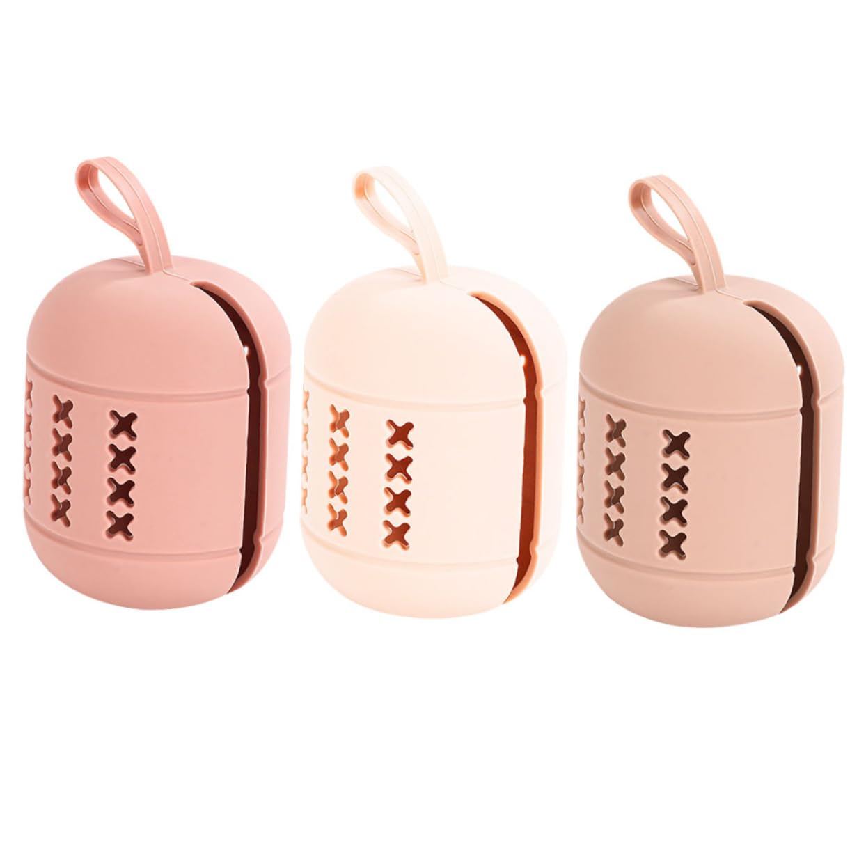 FRCOLOR 15 Piezas Bolsa de almacenamiento de de belleza envase borla para empolvarse soporte de esponja de belleza para viajes estuche de esponja de belleza huevo de belleza viajar