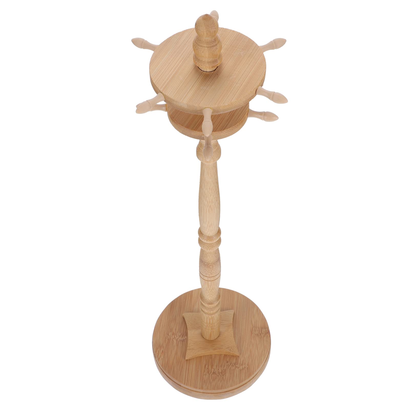 Zerodeko Traditional Chinese Brush Holder Stand for Calligraphy Rotating Pen Rack Vintage Design for Creative Desktop Decor and Easy Storage of Brushes-image-47