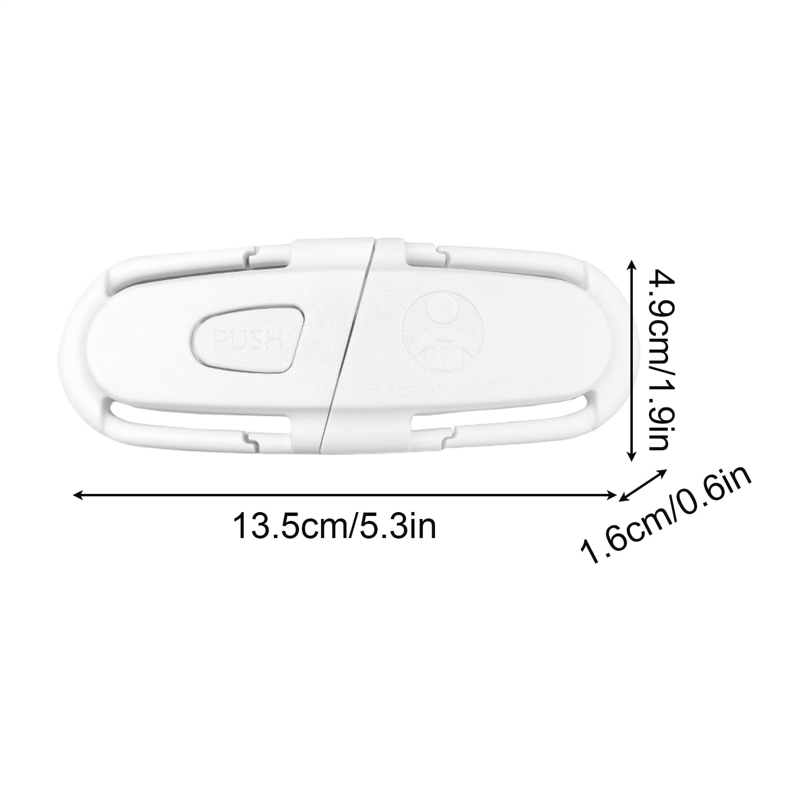 Anti Escape Car Seat Clip - Adjustable Universal Harness, Seat Belt Buckle, Child Protection Accessory, Kids Strollers High Chairs Schoolbags, Secure Travel and Everyday Use — view 6