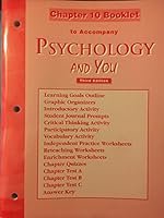 Psychology and You (3rd Edition): Chapter 10 Booklet 0538428902 Book Cover