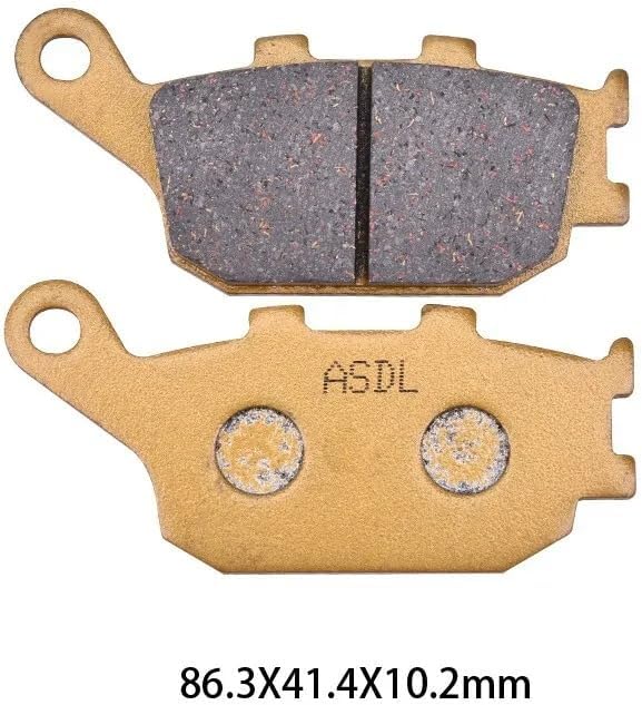 Ceramic Brake Pads Compatible with Yamaha MT07 MT-07 MT09 MT-09 2014-2021 FZ07 2015-2017 FJ09 2015-2016 FZ09 2014-2017 YZF-R1 YZF-R6 YZF-R7 XSR700 XSR 900
