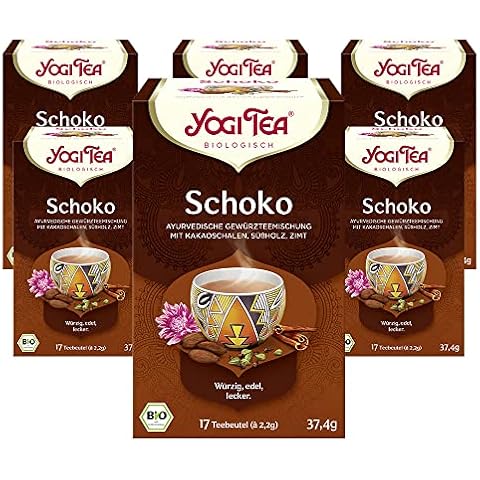 YOGI TEA, Schoko, Ayurvedischer Bio Gewürztee Schokoladengeschmack Cover