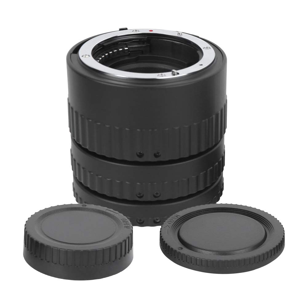 Tubos de extensión Macro para cámaras DSLR, Enfoque automático, Enlace de Apertura, plástico y Metal, fotografía de Primeros Planos