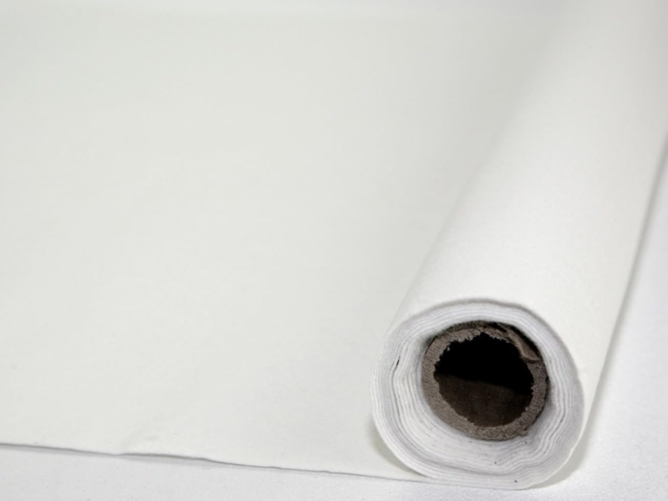 Sticky Back Self Adhesive Acrylic Felt Fabric Mini Roll 5m White - per 5 metre roll