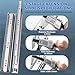 1 Pair 260 Lbs Heavy Duty Drawer Slides 12 14 16 18 20 22 24 26 28 30 32 36 40 inch Full Extension Ball Bearing Side Mount Cabinet Industrial Rail Tool Box Runner(16 inch, with M5 Screws)