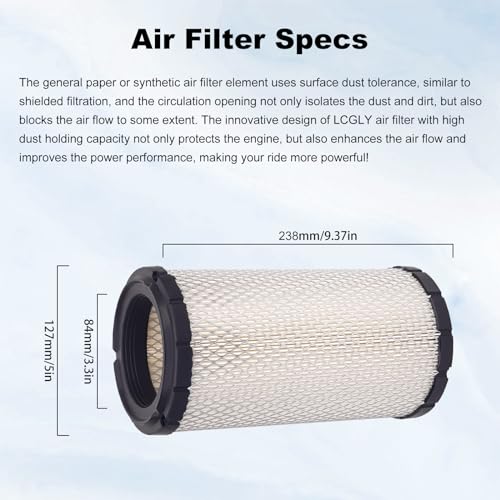 LCGLY 1 filtro de ar 715900394 compatível com Can-Am Defender/Traxter HD5 HD7 HD8 HD9 HD10 MAX/Pro 6