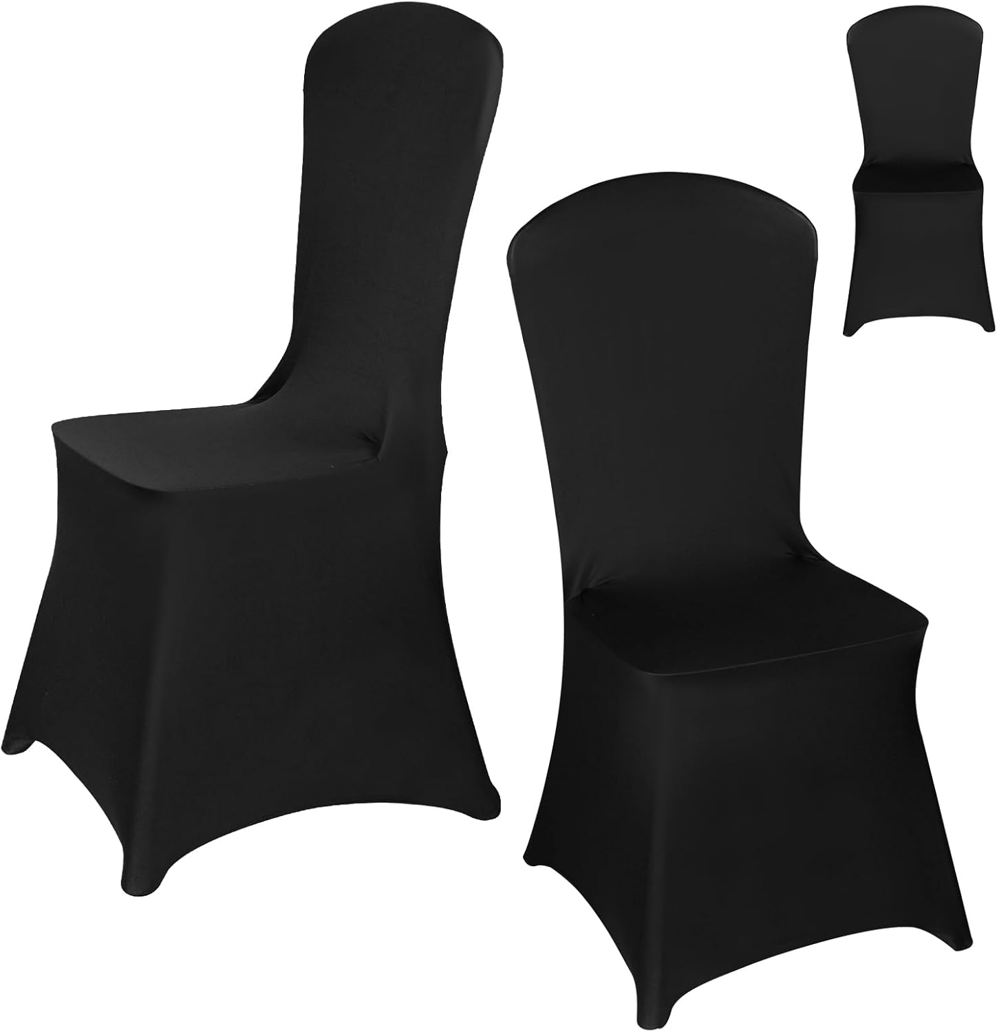 30 PCS Stretch Spandex Chair Covers for Party, Washable Reusable Dining Universal Fitted Removable Chair Cover for Wedding, Holidays, Banquet, Hotel, Celebration