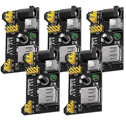 AZDelivery MB102 Breadboard Adaptador de Fuente de alimentación Módulo de Fuente de alimentación 3.3V / 5V Compatible con Arduino | Ya disponible en tu tienda friki favorita! En mundofriki.es!